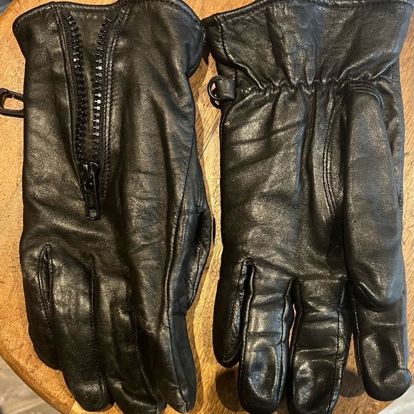 Leather Riding Gloves [M] - Picture 3 of 4
